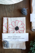 Load image into Gallery viewer, Bread Makers Set - Bread Bag 12"x16" + Bowl Cover (Fits a 14" Bowl)