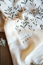 Load image into Gallery viewer, Holly Flour Sack Dish Towel