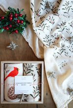 Load image into Gallery viewer, Holly Flour Sack Dish Towel