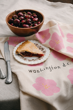 Load image into Gallery viewer, Cherry Blossom D.C. Flour Sack Dish Towel