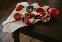 Load image into Gallery viewer, Pomegranate Flour Sack Dish Towel