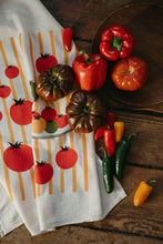 Load image into Gallery viewer, Tomatoes Flour Sack Dish Towel