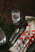 Load image into Gallery viewer, Winterberry Flour Sack Dish Towel