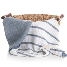 Load image into Gallery viewer, 4 Layer Muslin Blanket in Navy