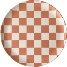 Load image into Gallery viewer, 8" Coco check Bamboo Side Plate - Set of 4