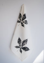 Load image into Gallery viewer, Unbleached 100% Cotton Creeper Leaf Tea Towel in Natural