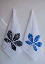Load image into Gallery viewer, Heavyweight 100% Cotton Creeper Leaf Tea Towel in White