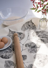 Load image into Gallery viewer, Unbleached 100% Cotton Redbud Leaf Tea Towel in Natural