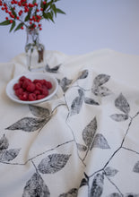 Load image into Gallery viewer, Unbleached 100% Cotton Freebush Leaf Tea Towel in Natural