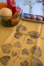 Load image into Gallery viewer, Mustard Linen Tea Towel