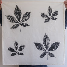 Load image into Gallery viewer, Unbleached 100% Cotton Creeper Leaf Tea Towel in Natural