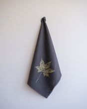 Load image into Gallery viewer, Charcoal Linen Tea Towel