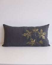 Load image into Gallery viewer, Linen Sweetgum Pillow in Charcoal