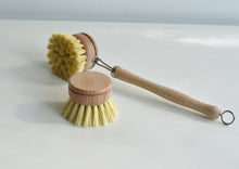 Load image into Gallery viewer, Natural Wood Dish Brush with handle