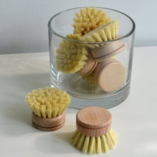Load image into Gallery viewer, Natural Wood Dish Brush with handle