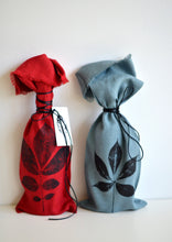 Load image into Gallery viewer, Linen Hickory Wine Bag