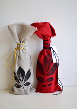 Load image into Gallery viewer, Linen Hickory Wine Bag