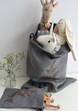 Load image into Gallery viewer, Linen Redberry Multi-Use String Bags in Dark Grey - Available Preorder