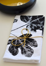 Load image into Gallery viewer, Heavyweight 100% Cotton Fig tree Towel in White