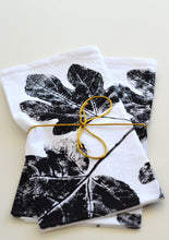Load image into Gallery viewer, Heavyweight 100% Cotton Fig tree Towel in White