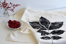 Load image into Gallery viewer, Unbleached 100% Cotton Hickory Leaf Tea Towel in Natural