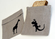 Load image into Gallery viewer, Linen Sade Sandwich & Snack Bags