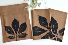 Load image into Gallery viewer, Creeper Leaf Linen Tea Towel (Set of 2 w/bag)