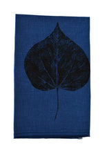 Load image into Gallery viewer, Navy Blue Linen Tea Towel