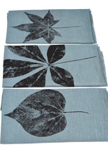 Load image into Gallery viewer, Lagoon Blue Linen Tea Towel