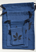 Load image into Gallery viewer, Linen Creeper Multi-Use String Bags in Navy Blue