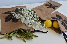 Load image into Gallery viewer, Linen Multi-Use String Bags in Ginger