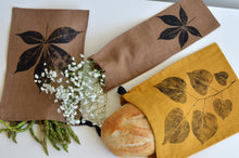 Load image into Gallery viewer, Linen Multi-Use String Bags in Mustard