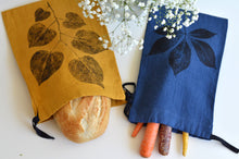 Load image into Gallery viewer, Linen Multi-Use String Bags in Mustard