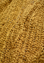 Load image into Gallery viewer, Hand-Crocheted Weighted Blanket in Mustard
