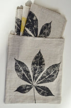 Load image into Gallery viewer, Linen Creeper Leaf Placemat in Natural - Set of 4 with bag