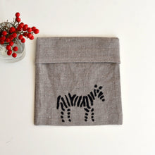 Load image into Gallery viewer, Linen Sade Sandwich & Snack Bags