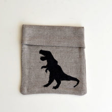 Load image into Gallery viewer, Lunch w/Dinosaur Friends - Linen Sandwich & Snack Bags