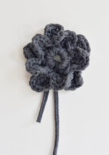 Load image into Gallery viewer, Large Crocheted Flowers with Recycled Cotton T-shirt yarn