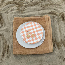 Load image into Gallery viewer, 8" Coco check Bamboo Side Plate - Set of 4