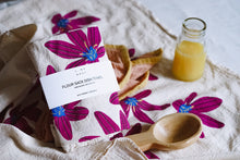 Load image into Gallery viewer, Pink Rain Lilly Flour Sack Dish Towel