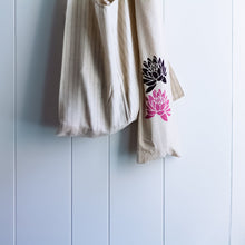 Load image into Gallery viewer, 100% Cotton Lotus Baguette Bag