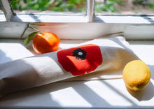 Load image into Gallery viewer, 100% Cotton Poppy Baguette Bag