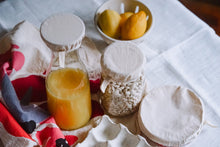 Load image into Gallery viewer, Reusable 100% Cotton Bowl Covers - Block Printed - Small Set of 3