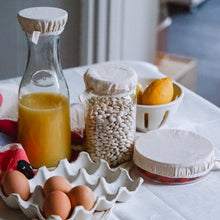 Load image into Gallery viewer, Reusable 100% Cotton Bowl Covers - Block Printed - Small Set of 3