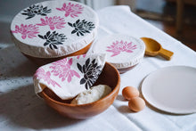 Load image into Gallery viewer, Reusable 100% Cotton Bowl Covers - Block Printed - Large Set of 3