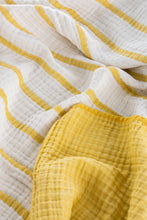 Load image into Gallery viewer, 4 Layer Muslin Blanket in Mustard
