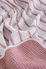 Load image into Gallery viewer, 4 Layer Muslin Blanket in Rose