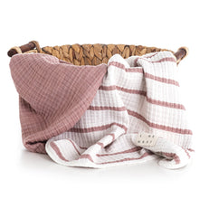 Load image into Gallery viewer, 4 Layer Muslin Blanket in Rose