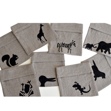 Load image into Gallery viewer, Linen Sade Sandwich & Snack Bags