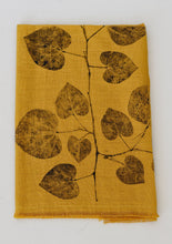 Load image into Gallery viewer, Mustard Linen Tea Towel